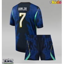 Brazil Vinicius Junior #7 Replica Away Minikit World Cup 2026 Short Sleeve (+ pants)